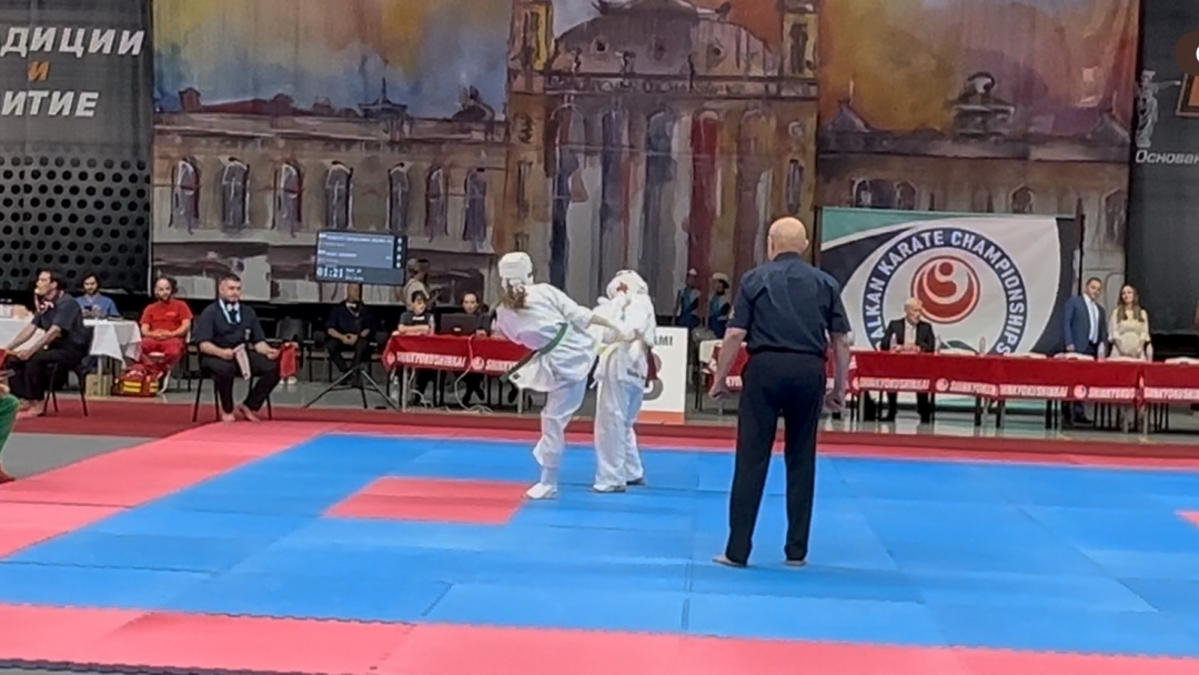First medal for Bulgaria from the Balkan Karate Championship – Nikol Bilcheva with title for Ruse