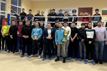 Mayor Milkov welcomed the 8-time European boxing champion Radoslav Rosenov