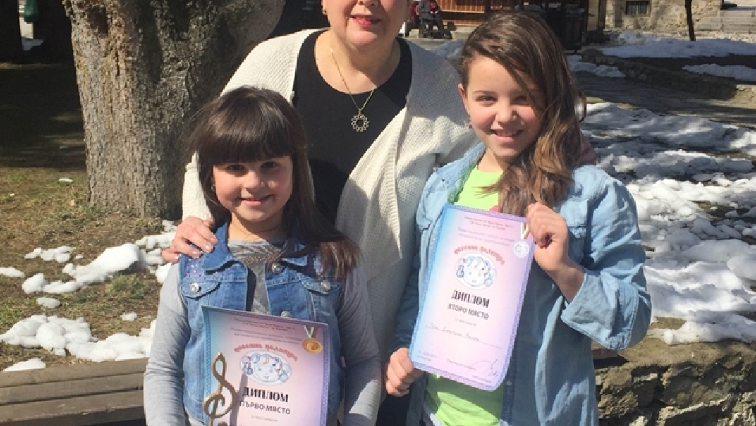 Нови успехи на солисти от Детска вокална група „Слънце“ 