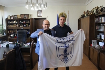 Кметът Пламен Стоилов се срещна с европейския шампион Християн Стоянов