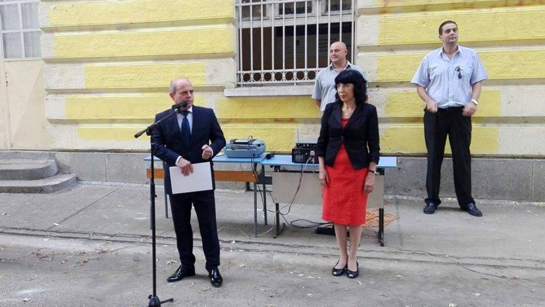 Кметът Пламен Стоилов откри новата учебна година в АГ "Гео Милев"
