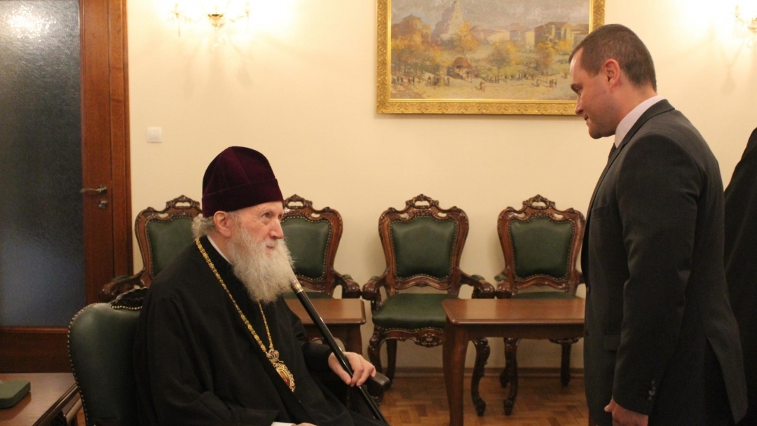 Патриарх Неофит се срещна с кмета Пенчо Милков и отправи своята благословия към русенци
