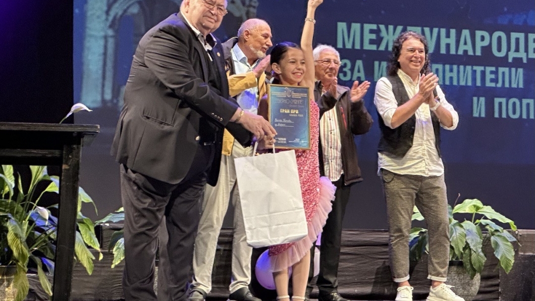 10-year-old Vanessa Kancheva from Dobrich is the big winner of the 29th edition of "Northern Lights"