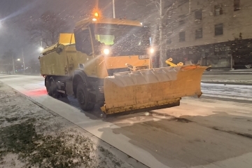 Снегопочистващи машини започнаха обработката по улиците и пътищата на  община Русе