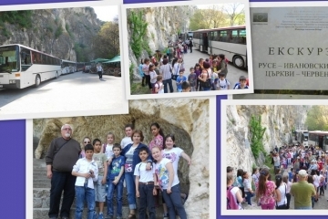 Деца от етническите малцинства посетиха Ивановските скални църкви и Средновековен град Червен