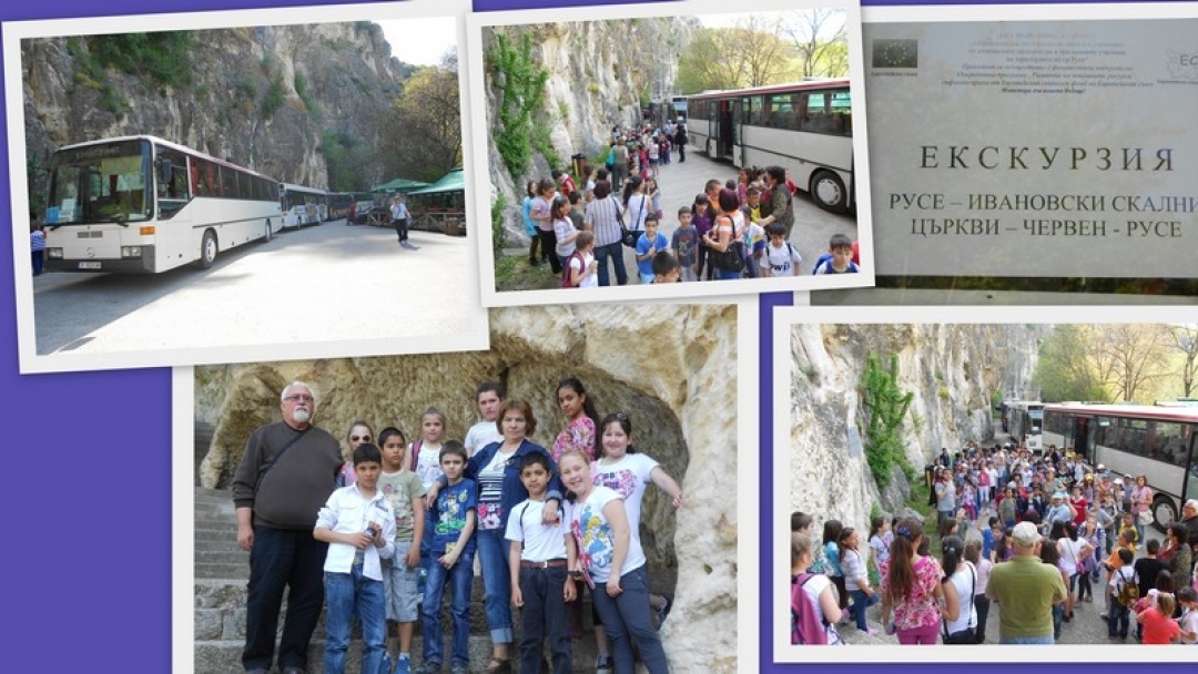 Деца от етническите малцинства посетиха Ивановските скални църкви и Средновековен град Червен