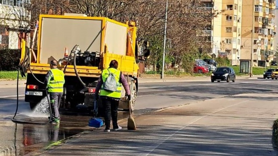 Седмичен график за миене на улици и булеварди в Русе