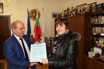 Кметът Пламен Стоилов се срещна с новоизбрания председател на русенската организация на 