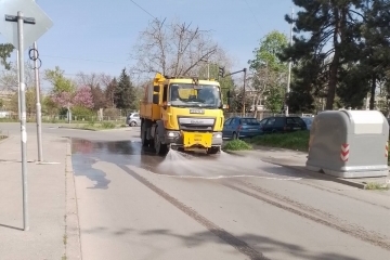 Седмичен график за миене на улици и булеварди в Русе