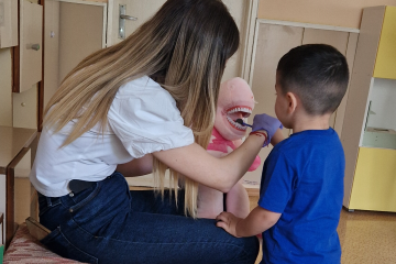 More than 550 children underwent free preventive examinations under the Municipal Program "My Teeth - Healthy and White"