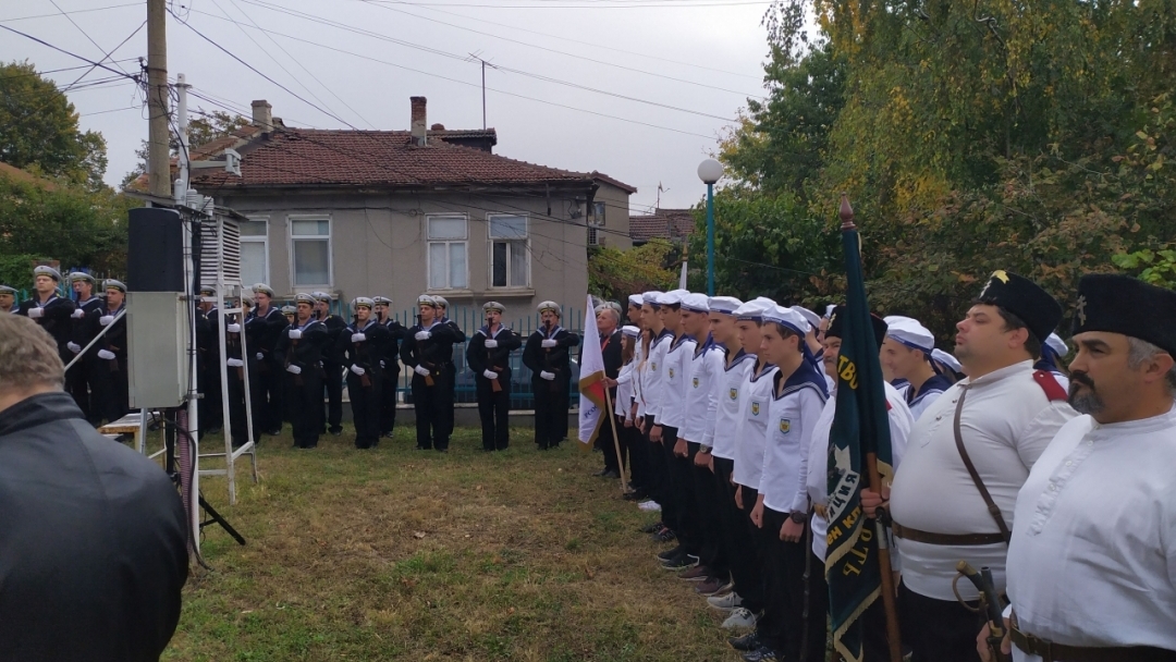 Дунавският флотски отряд взе участие в откриването на паметната плоча на капитан-лейтенант Александър Конкевич