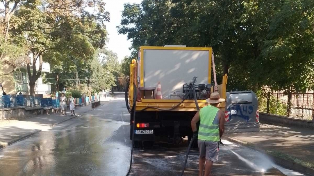 Седмичен график за миене на улици и булеварди в Русе