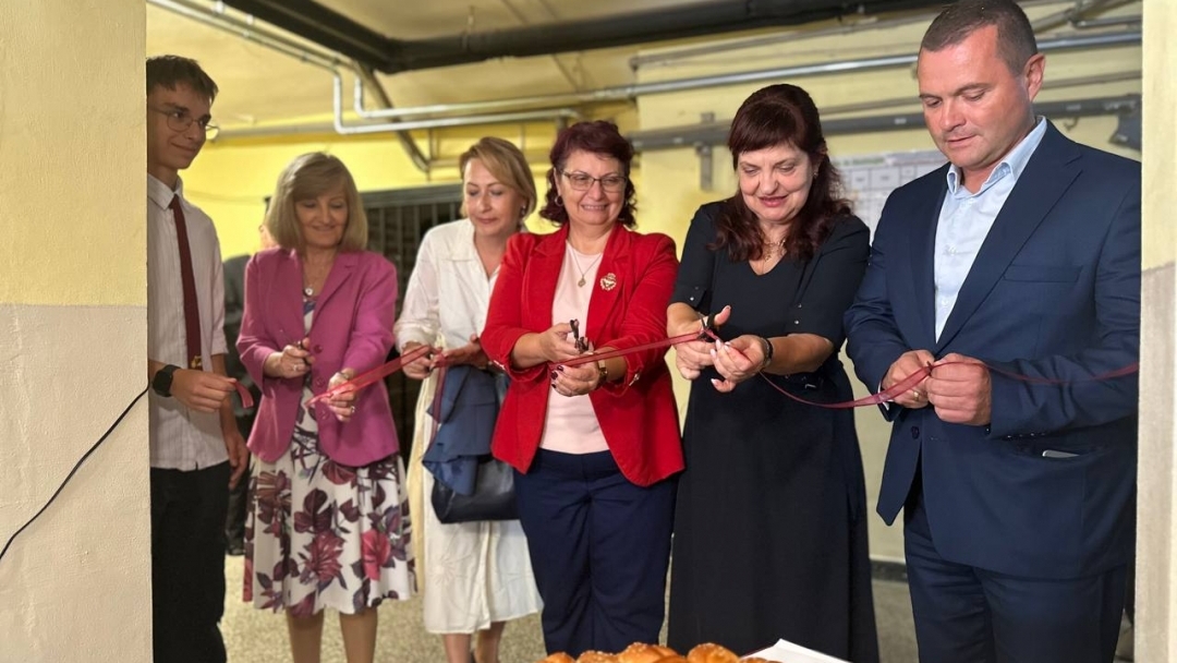 Pencho Milkov opened the new STEAM Center for Creative Technologies at English Language High School "Geo Milev"