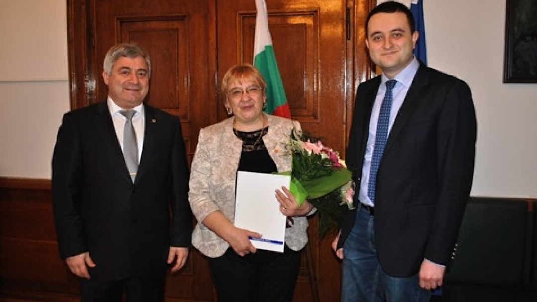 Д-р Страхил Карапчански поздрави новия ректор на Русенския университет