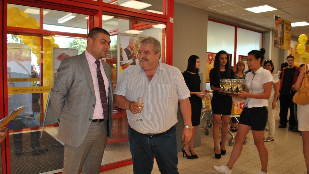 Зам.-кметът Иван Григоров присъства на откриването на 4-тия магазин „Билла“ в Русе