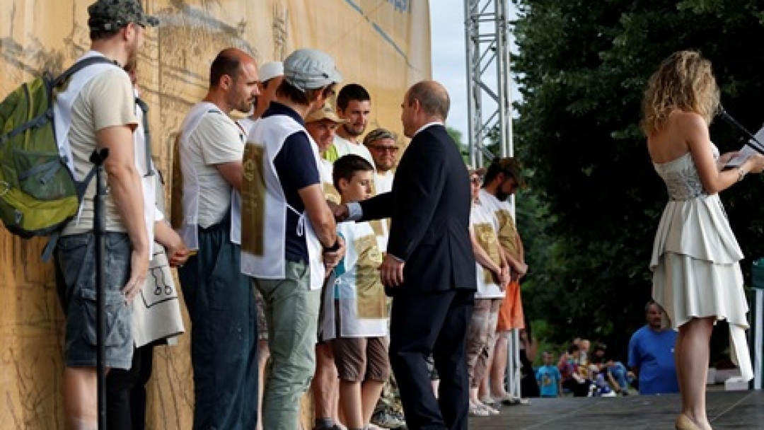 Кметът Пламен Стоилов откри Международен фестивал на пясъчни скулптури Русе 2015