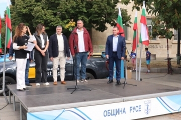 Mayor Pencho Milkov launched the international race "Running of the Free Spirit Ruse - Giurgiu"
