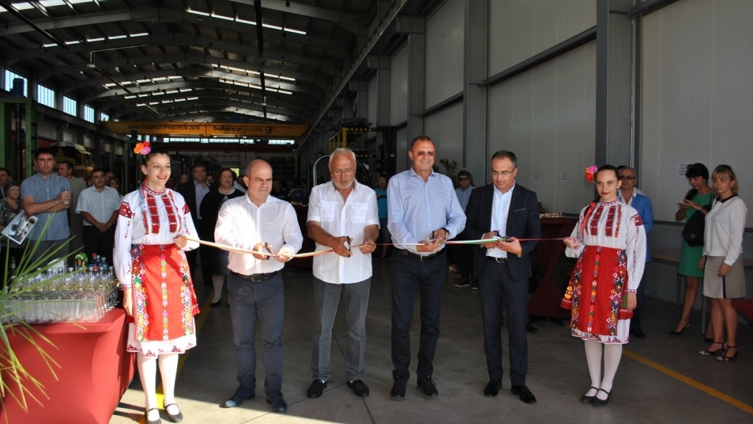 Кметът Пламен Стоилов откри разширението на локомотивен завод в Русе