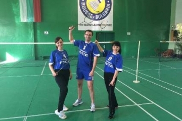 Отборът на Община Русе се класира на второ място в състезание по бадминтон 