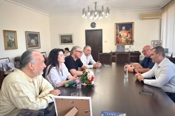 Pencho Milkov met with the jury of the International Competition for Young Opera Singers - Tenors "Kamen's Voice"