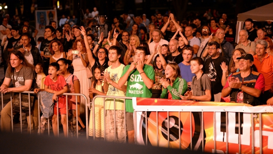 Popular and rising rock bands on the stage of "Green Rock Fest" in Ruse