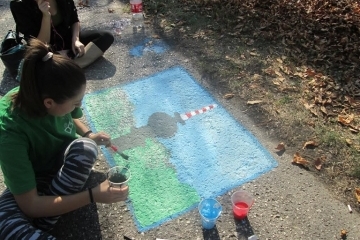 Конкурс за рисунка на асфалт даде старт на проект ФОКУСИ-2