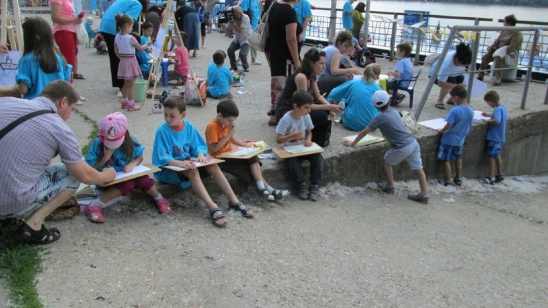 Деца рисуваха река Дунав