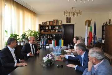 Кметът се срещна с посланика на Украйна в България 