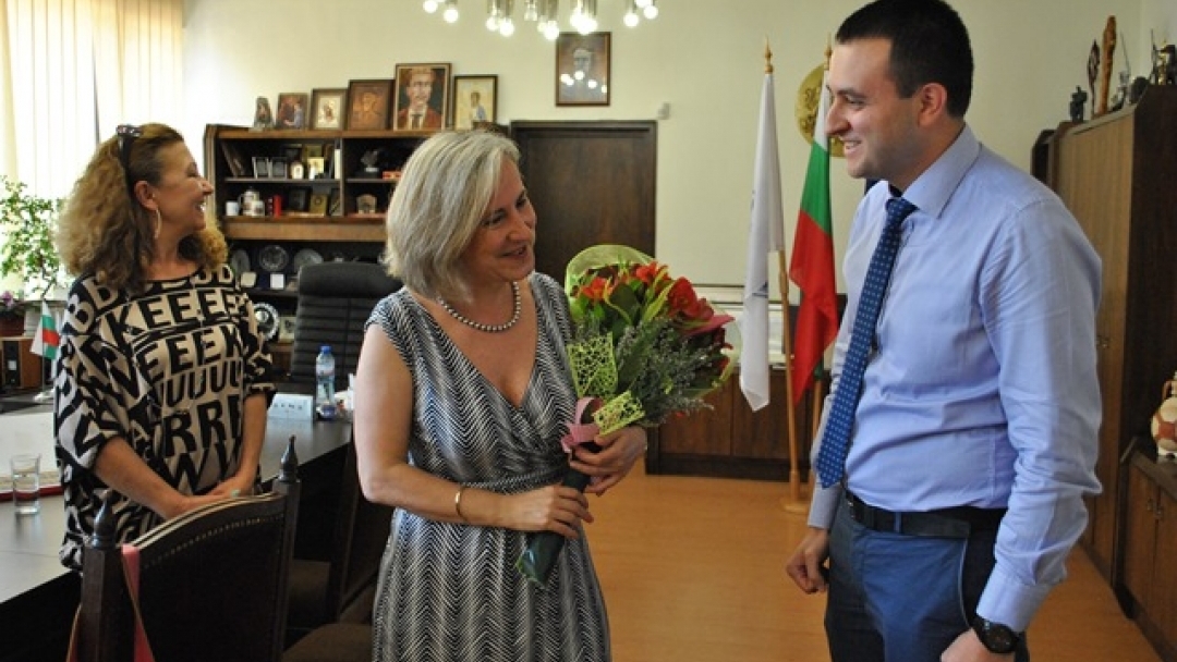 Павлина Доковска със златна значка ‚Русе‘