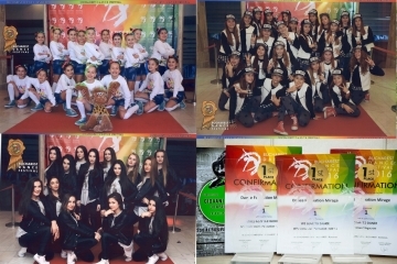 Формация за модерен балет „Мираж“ с три първи места и награди в Танцов фестивал в Букурещ