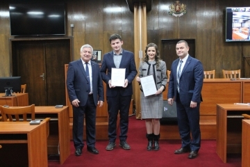 Цветелина Стефанова и Ангел Иванов са „Студенти на годината“ на Община Русе