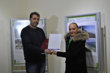 Зам.-кметът Наталия Кръстева присъства на откриването на изложбата "Пясъчните дюни и скалните местообитания - част от красивата природа на България"