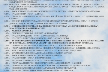 Фестивалът "Сандрово пее и танцува" с юбилейно издание