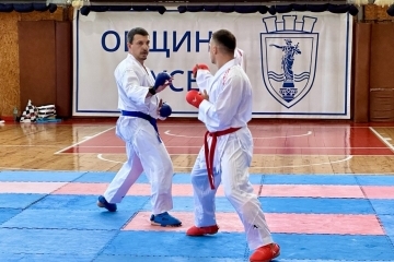 Pencho Milkov opened the Republican tournament in police personal defense and karate for Ministry of Interior employees in Ruse