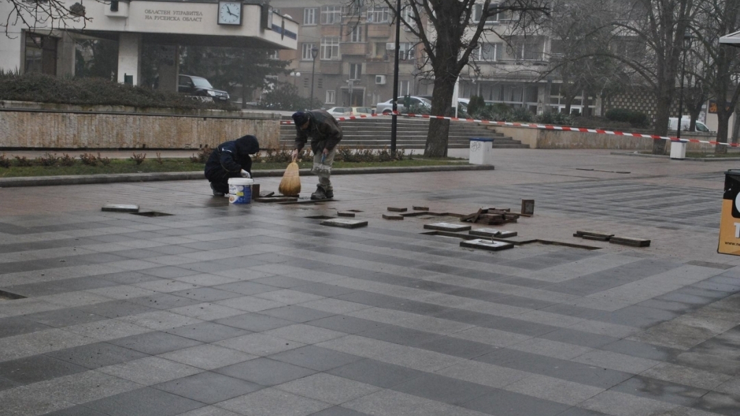 Стартира ремонтът на централния площад в Русе 