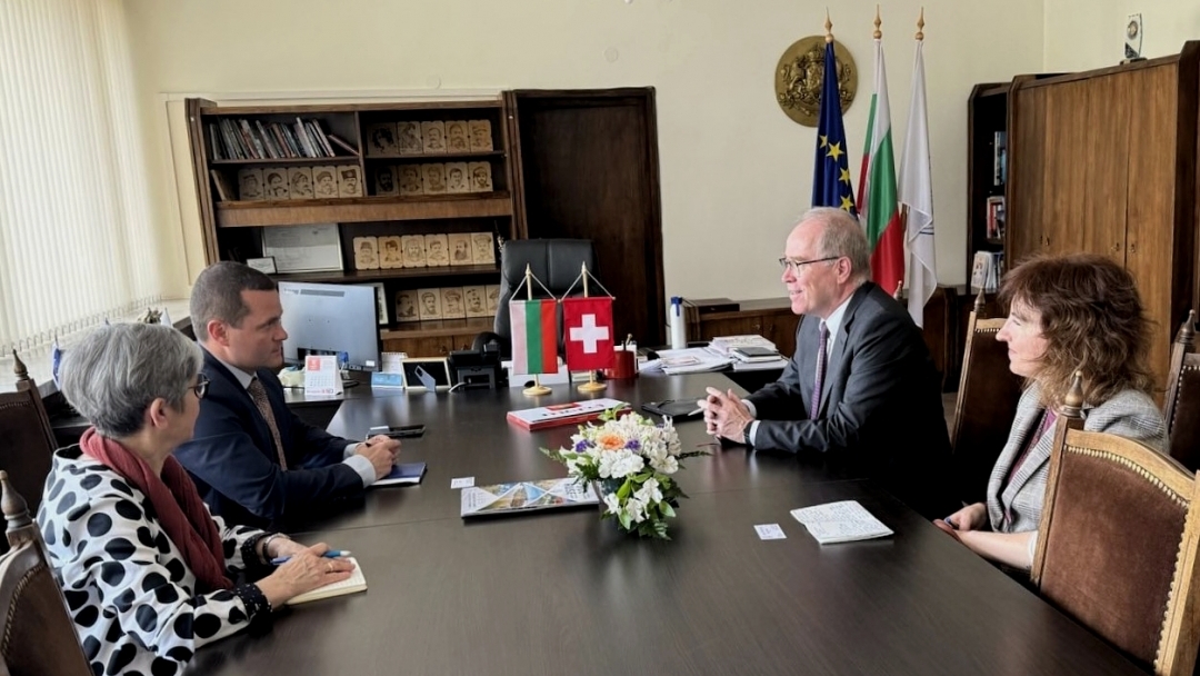 The Mayor of Ruse Municipality met with the Ambassador of Switzerland H. E. Raymund Fourer