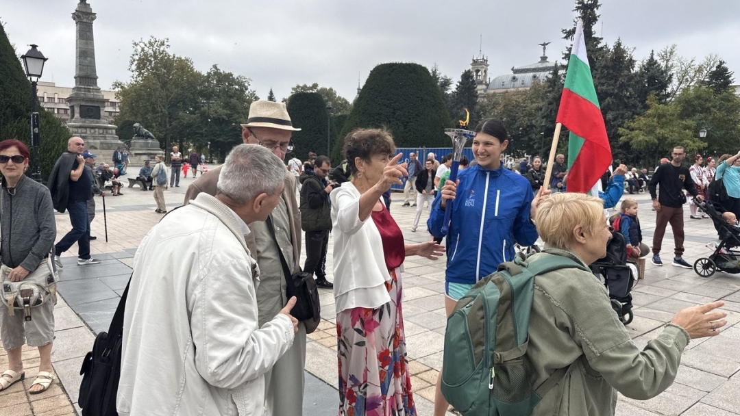 The torch of peace passed through Ruse