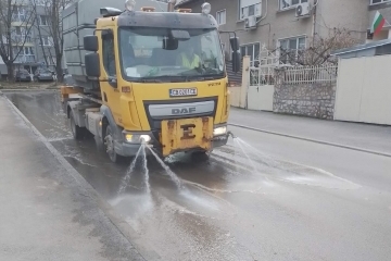 Седмичен график за миене на улици и булеварди