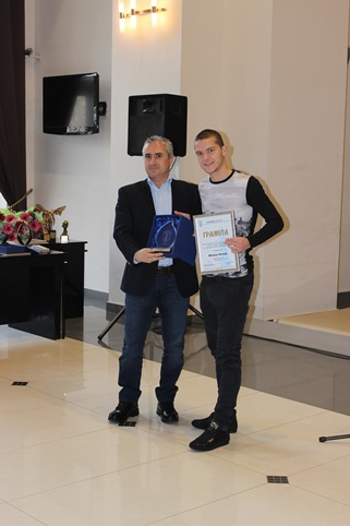 Кметът Пламен Стоилов награди спортист на годината за 2015 година